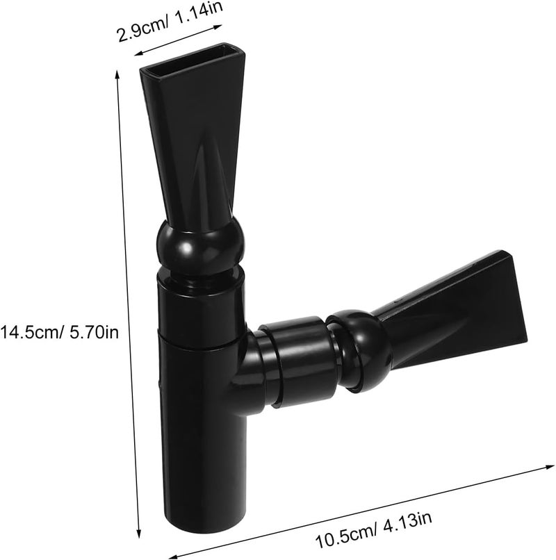 FONDOTIN Fish Tank Double Nozzle Outflow Rotatable Plastic Fitting for Water Control Easy Installation Aquarium Accessory Compatible Aquariums - Image 2